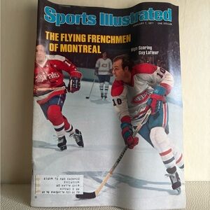 Vintage Sports Illustrated Magazine - The Flying Frenchmen of Montreal
